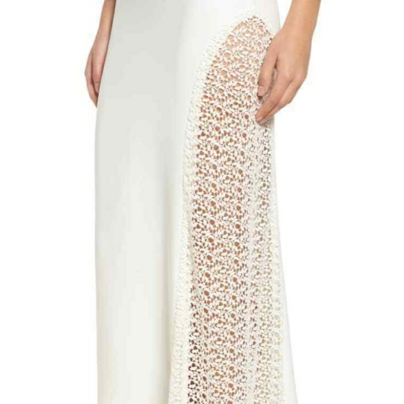 MARIA BIANCA NERO Olivia Lace Inset One-Shoulder G - Picture 8 of 9